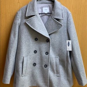 NWT Light Grey Peacoat